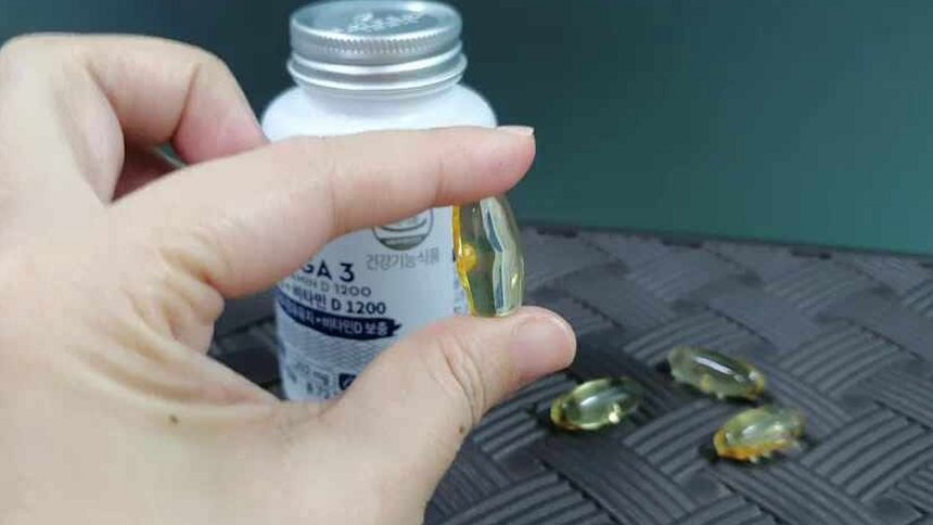 고함량 오메가3 비타민D 1200mg (4개월분) 오메가3 지방산 120캡슐, 1개