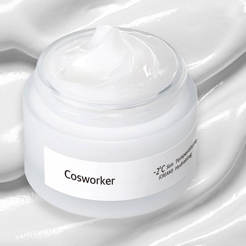 코스워커 수분크림 미백 나이아신아마이드 스쿠알란 알로에 크림 50ml, 1개